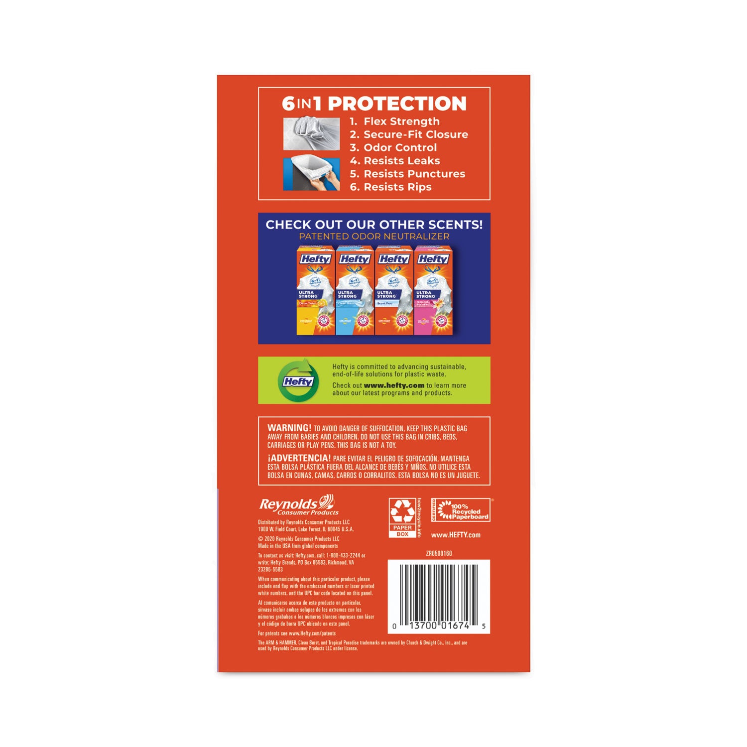 ultra-strong-scented-tall-white-kitchen-bags-13-gal-09-mil-2375-x-2488-white-110-box_pcte88366 - 5