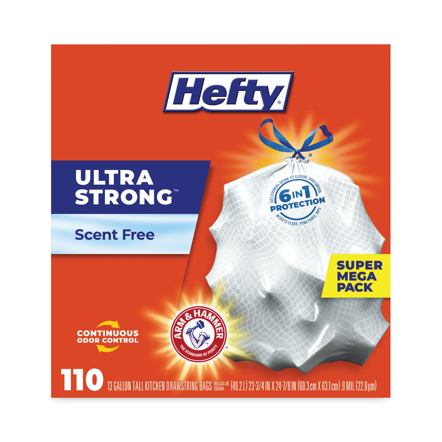 ultra-strong-tall-kitchen-and-trash-bags-13-gal-09-mil-2375-x-2488-white-110-bags-box-3-boxes-carton_pcte88368ct - 5