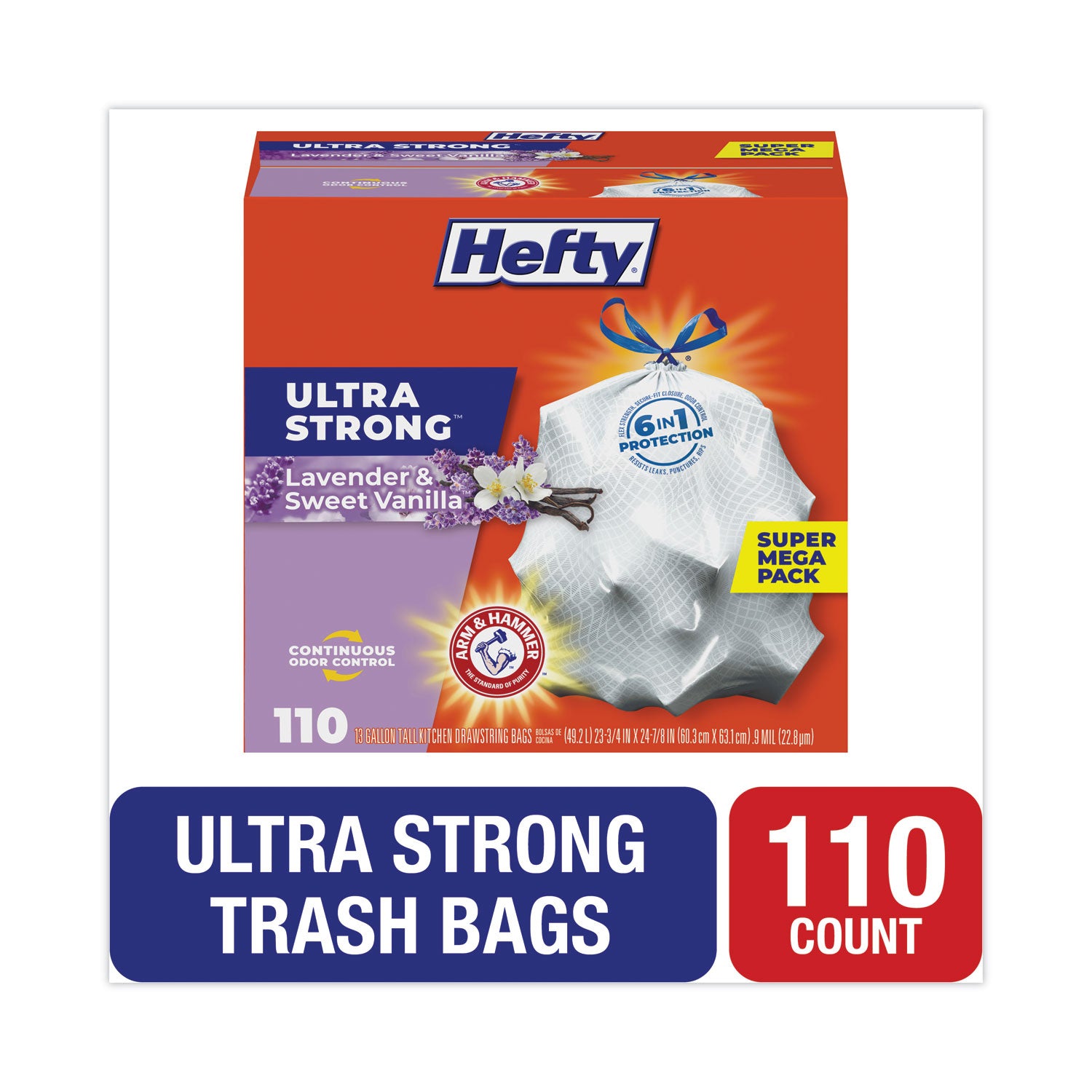 ultra-strong-scented-tall-white-kitchen-bags-13-gal-09-mil-2375-x-2488-white-110-box_pcte88366 - 1