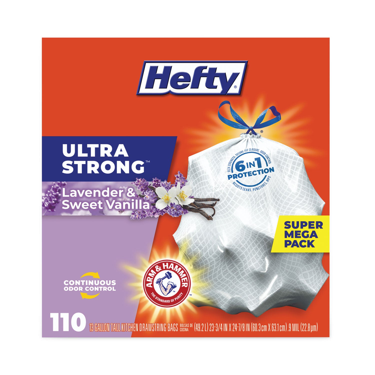 ultra-strong-scented-tall-white-kitchen-bags-13-gal-09-mil-2375-x-2488-white-110-bags-box-3-boxes-carton_pcte88366ct - 4