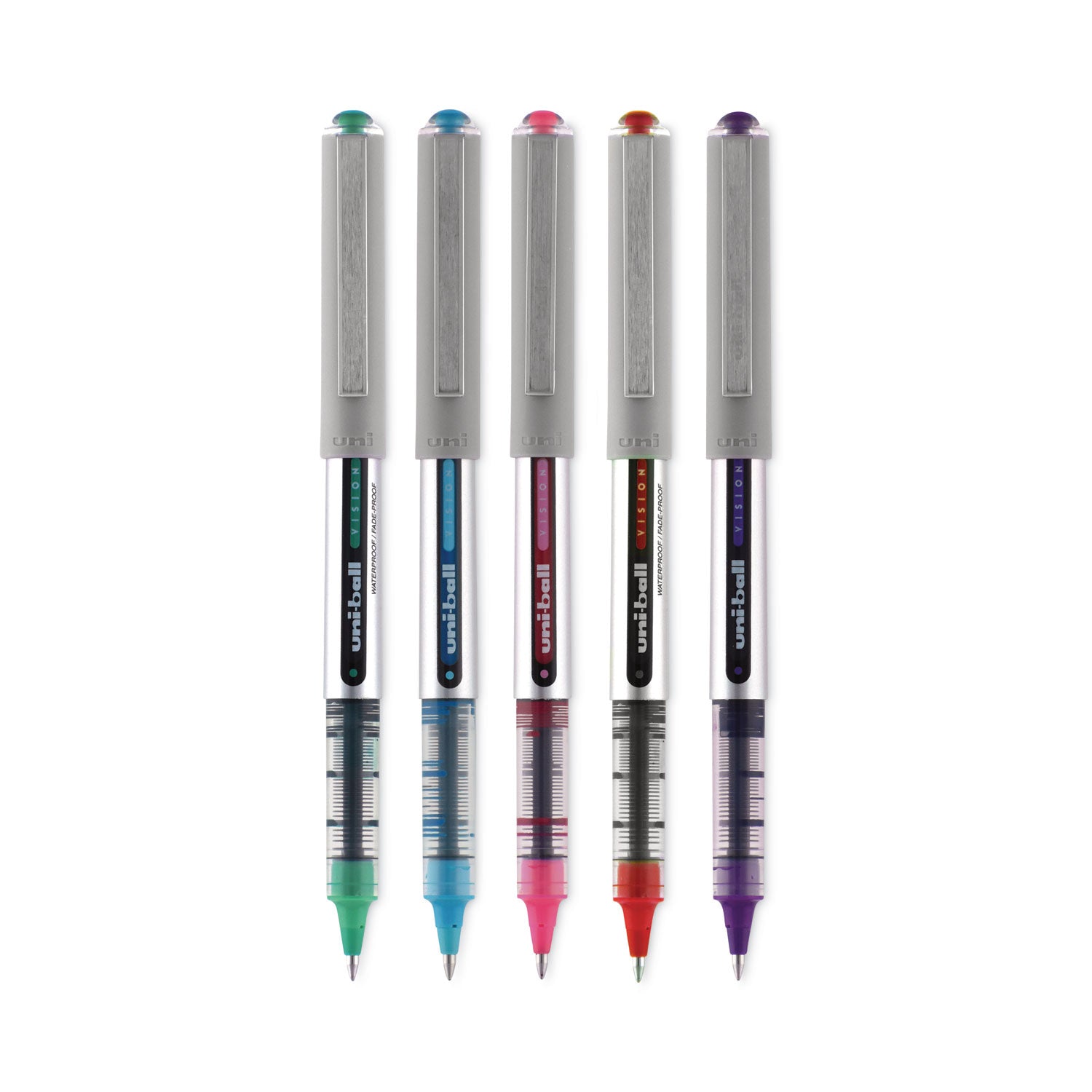 vision-roller-ball-pen-stick-fine-07-mm-assorted-ink-and-barrel-colors-5-pack_ubc60381pp - 2