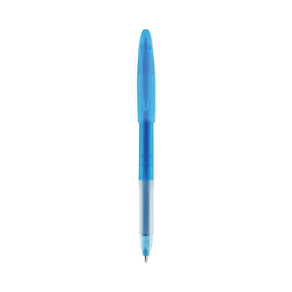 signo-gel-pen-stick-medium-07mm-blue-ink-blue-frost-barrel-dozen_ubc69055 - 2