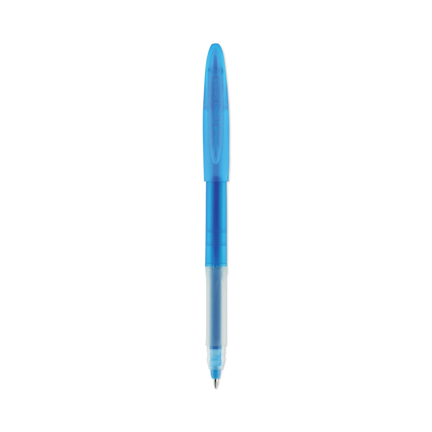 signo-gel-pen-stick-medium-07mm-blue-ink-blue-frost-barrel-dozen_ubc69055 - 2