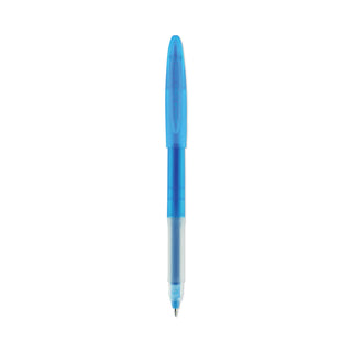 signo-gel-pen-stick-medium-07mm-blue-ink-blue-frost-barrel-dozen_ubc69055 - 2