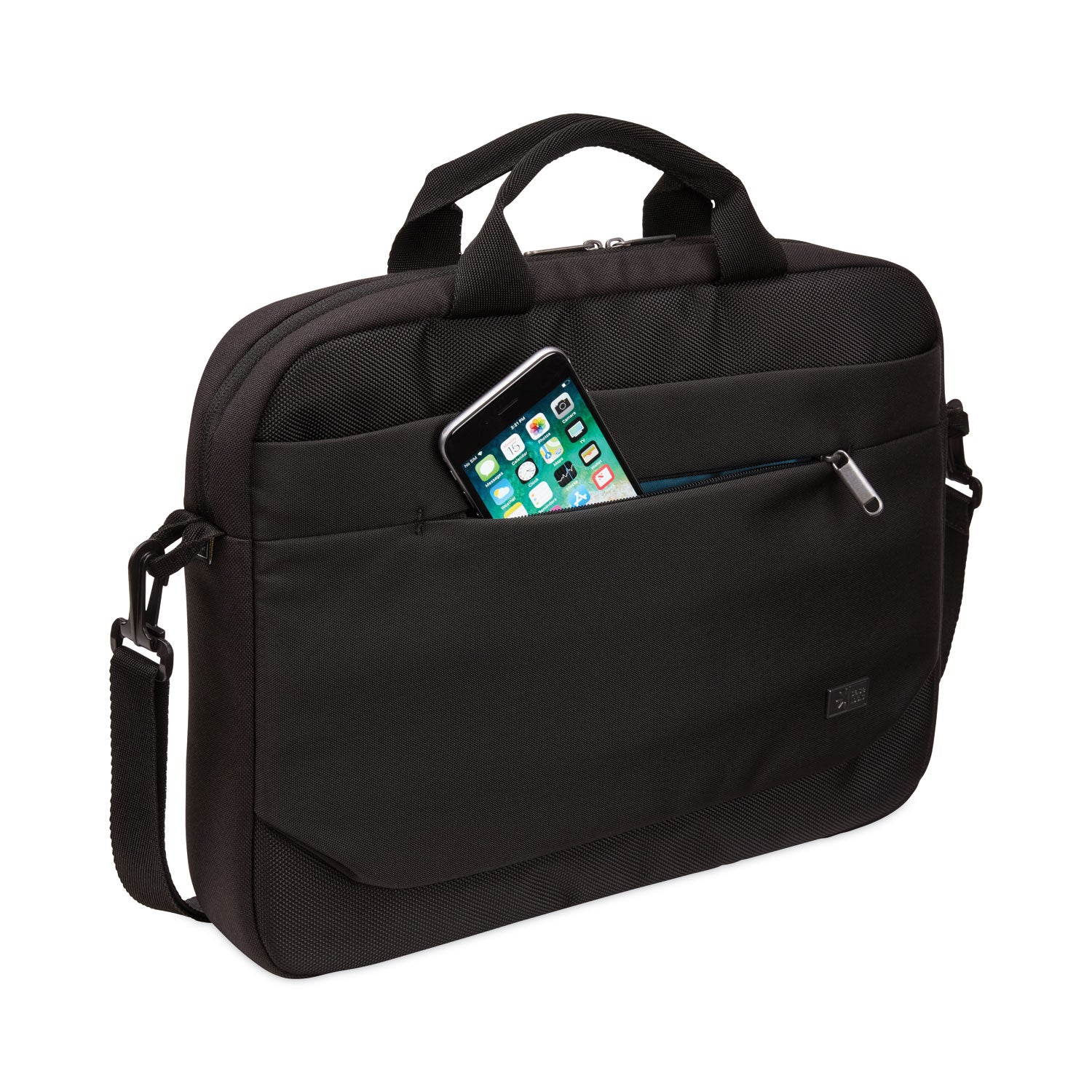 advantage-laptop-attache-fits-devices-up-to-156-polyester-161-x-28-x-138-black_clg3203988 - 5