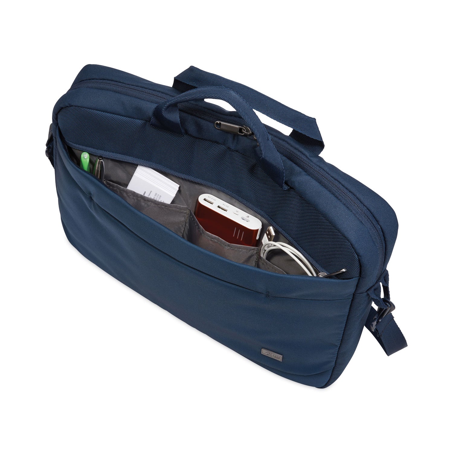 advantage-laptop-attache-fits-devices-up-to-14-polyester-146-x-28-x-13-dark-blue_clg3203987 - 3