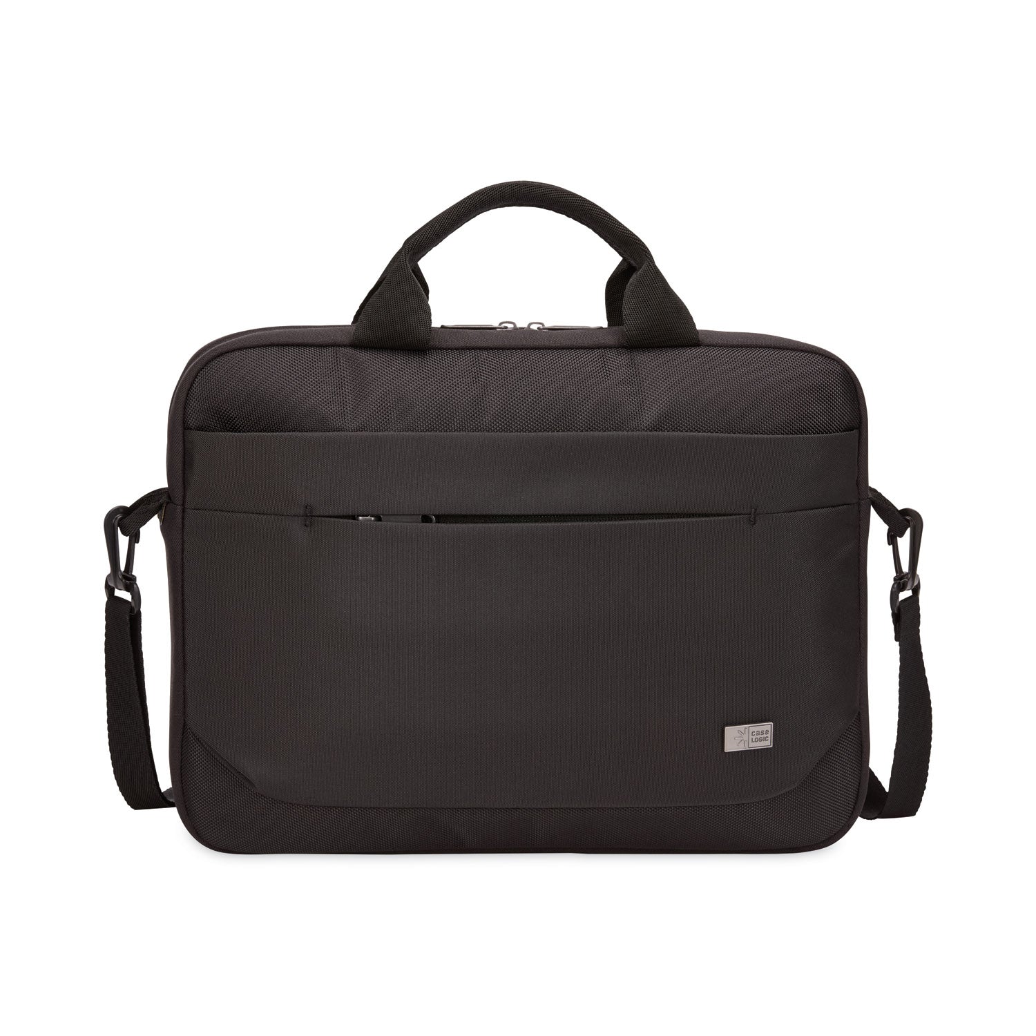advantage-laptop-attache-fits-devices-up-to-14-polyester-146-x-28-x-13-black_clg3203986 - 1