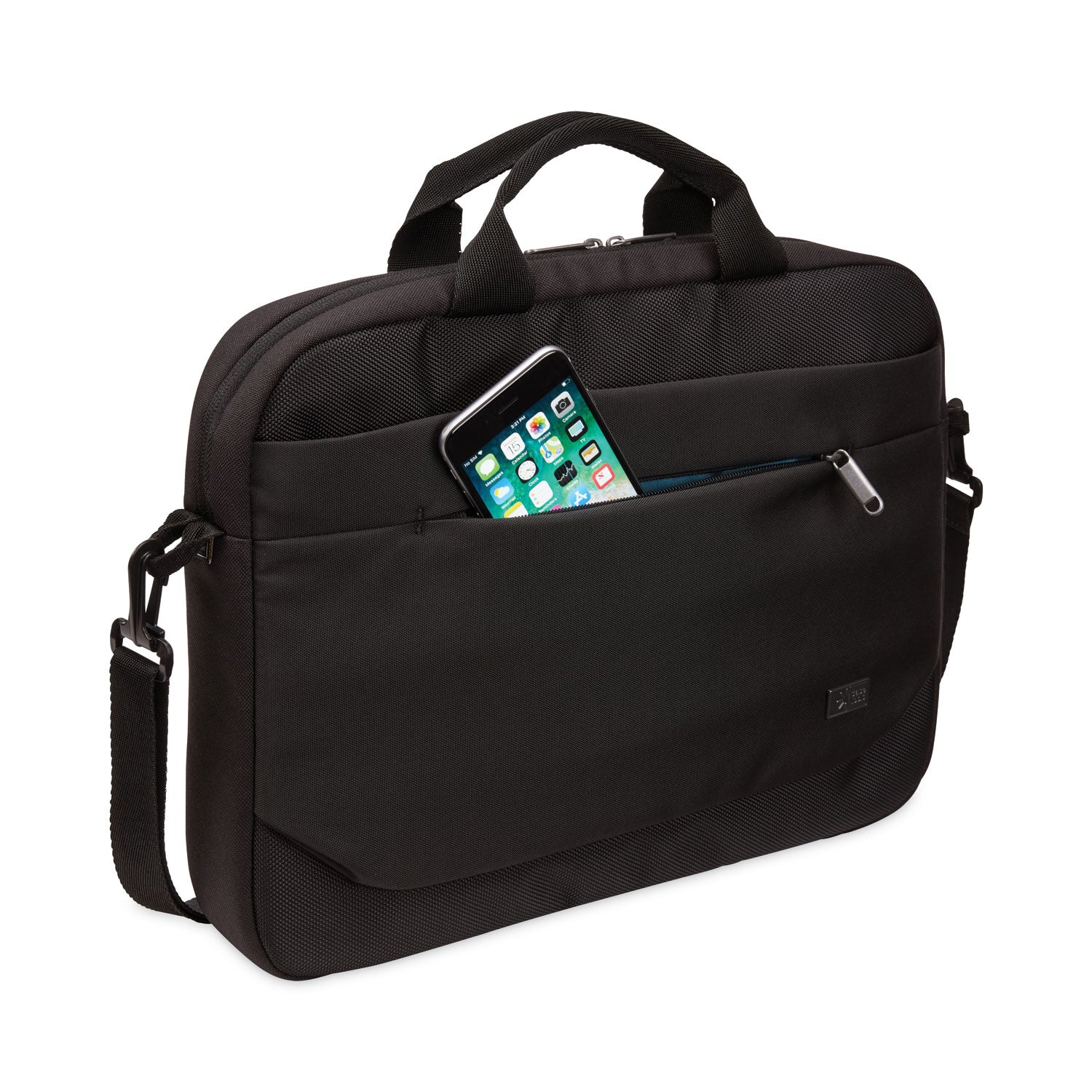 advantage-laptop-attache-fits-devices-up-to-116-polyester-118-x-22-x-102-black_clg3203984 - 5