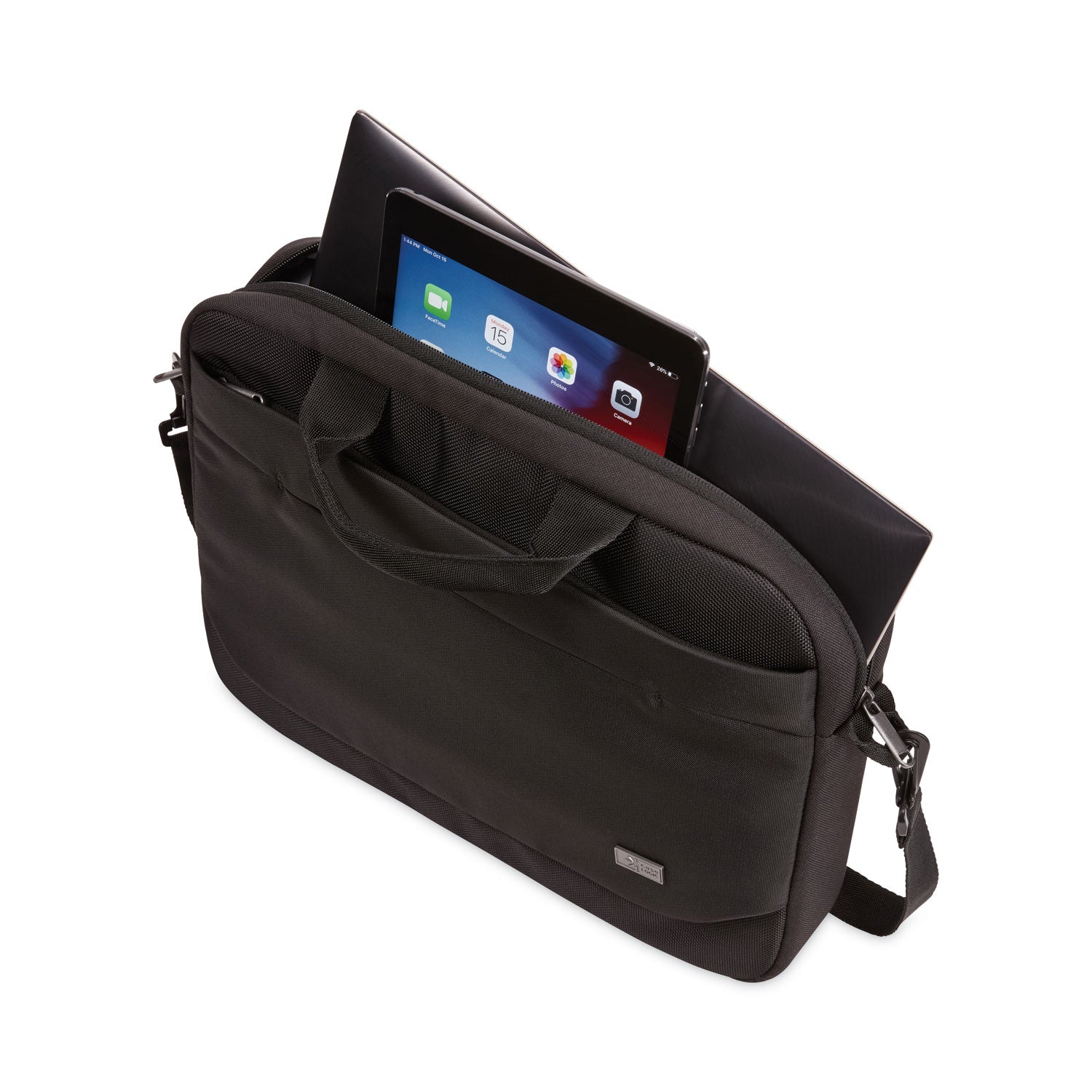 advantage-laptop-attache-fits-devices-up-to-116-polyester-118-x-22-x-102-black_clg3203984 - 4