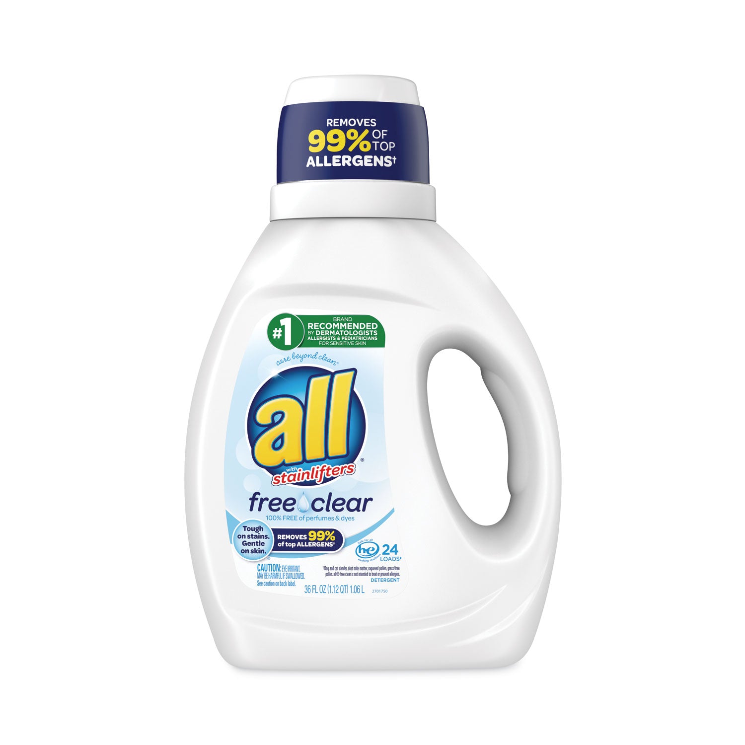 ultra-free-clear-liquid-detergent-unscented-36-oz-bottle-6-carton_dia73943 - 1