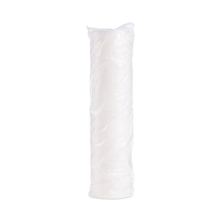 Plastic Lids for Foam Containers, Vented, Fits 3.5-6 oz, White, 100/Pack, 10 Packs/Carton