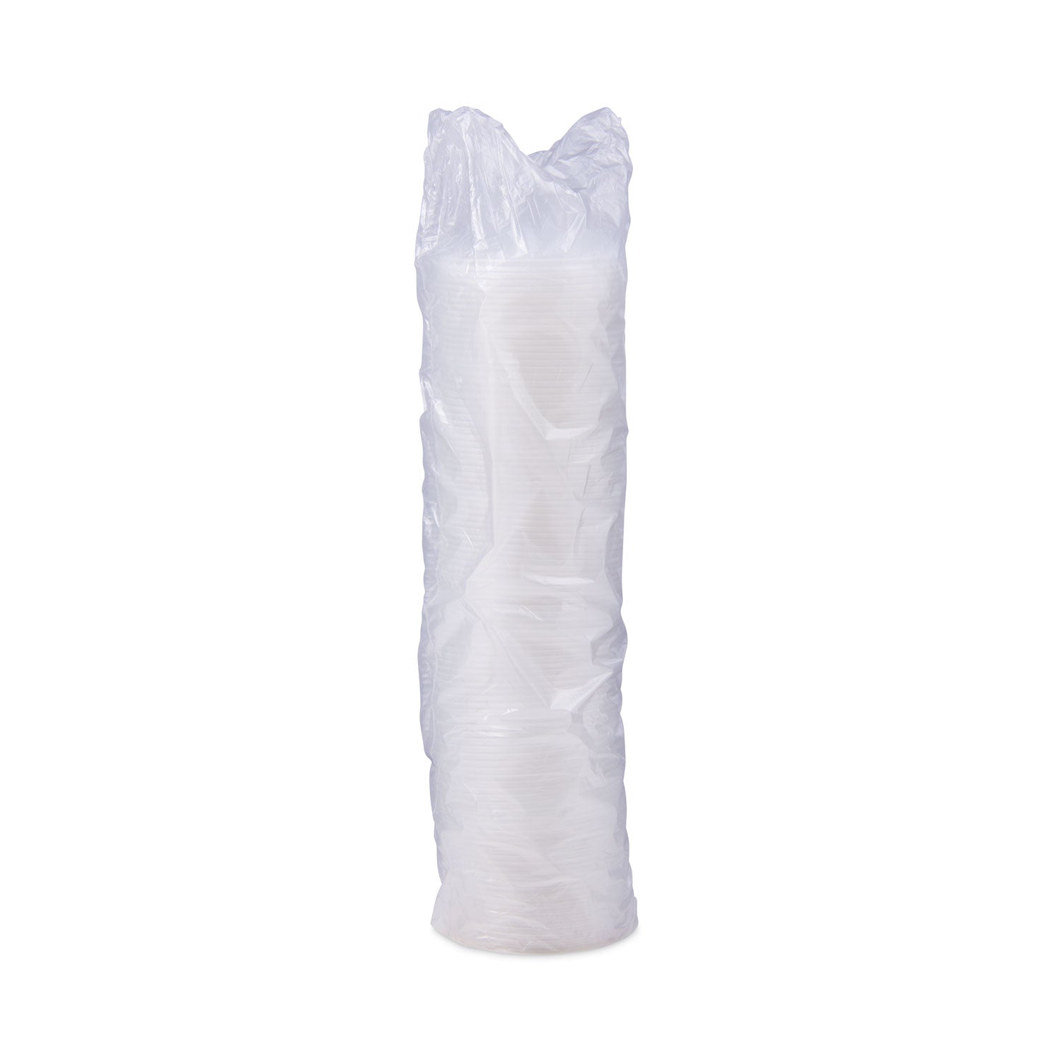 Lift n' Lock Plastic Hot Cup Lids, With Straw Slot, Fits 10 oz to 14 oz Cups, Translucent, 100/Sleeve, 10 Sleeves/Carton