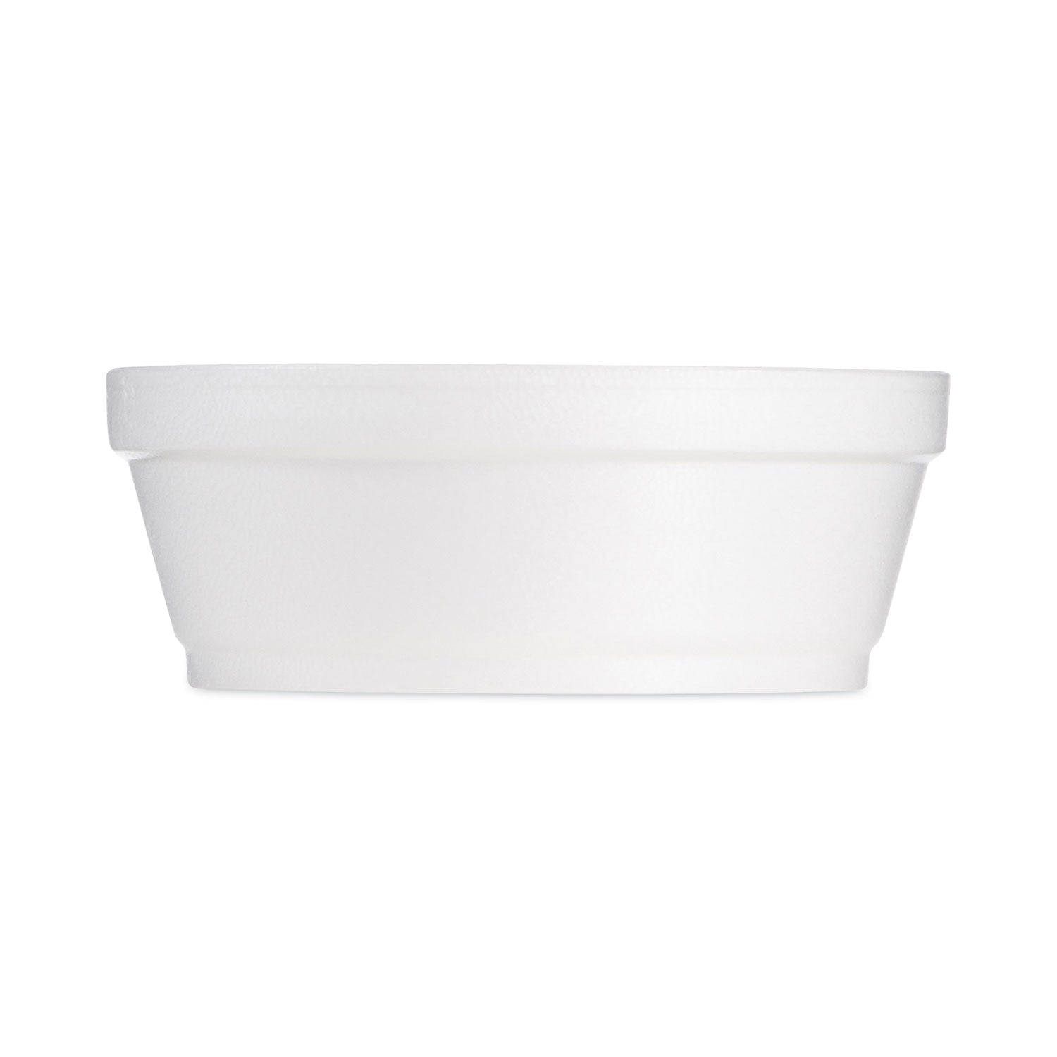 Foam Container, Squat, 8 oz, 4.63" Diameter x 1.13"h, White, 500/Carton - 