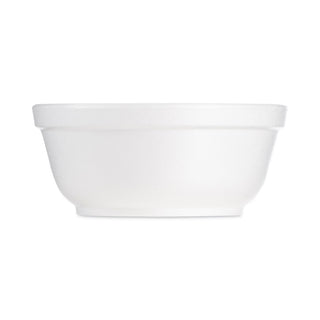 Foam Bowls, 8 oz, White, 50/Pack, 20 Packs/Carton