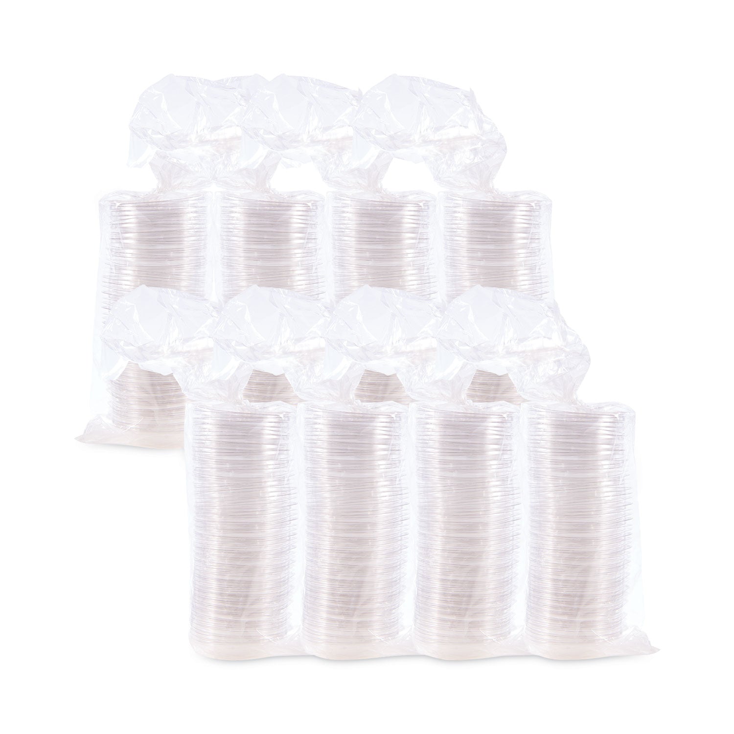 PresentaBowls Clear Dome Lids, 5.4 Diameter x 1.1 h, Plastic, 504/Carton - 