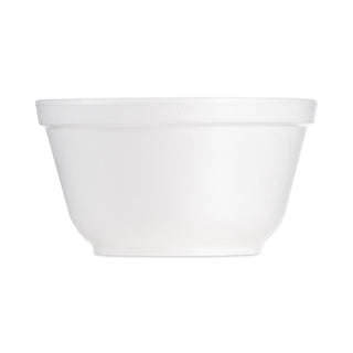 Foam Bowls, 10 oz, White, 50/Pack, 20 Packs/Carton