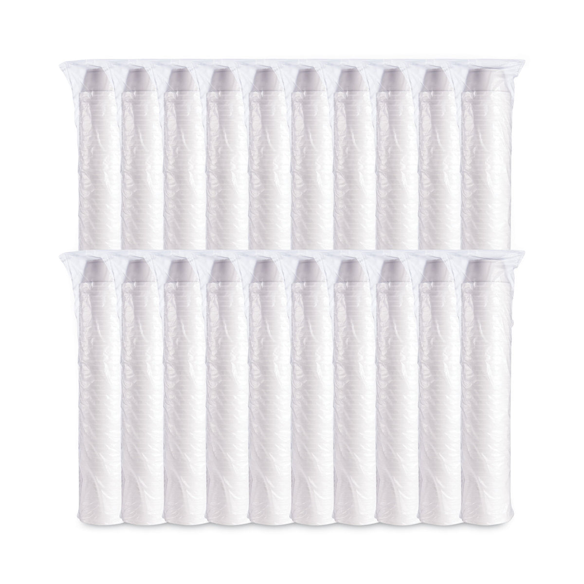 Foam Container, Extra Squat, 8 oz, White, 1,000/Carton
