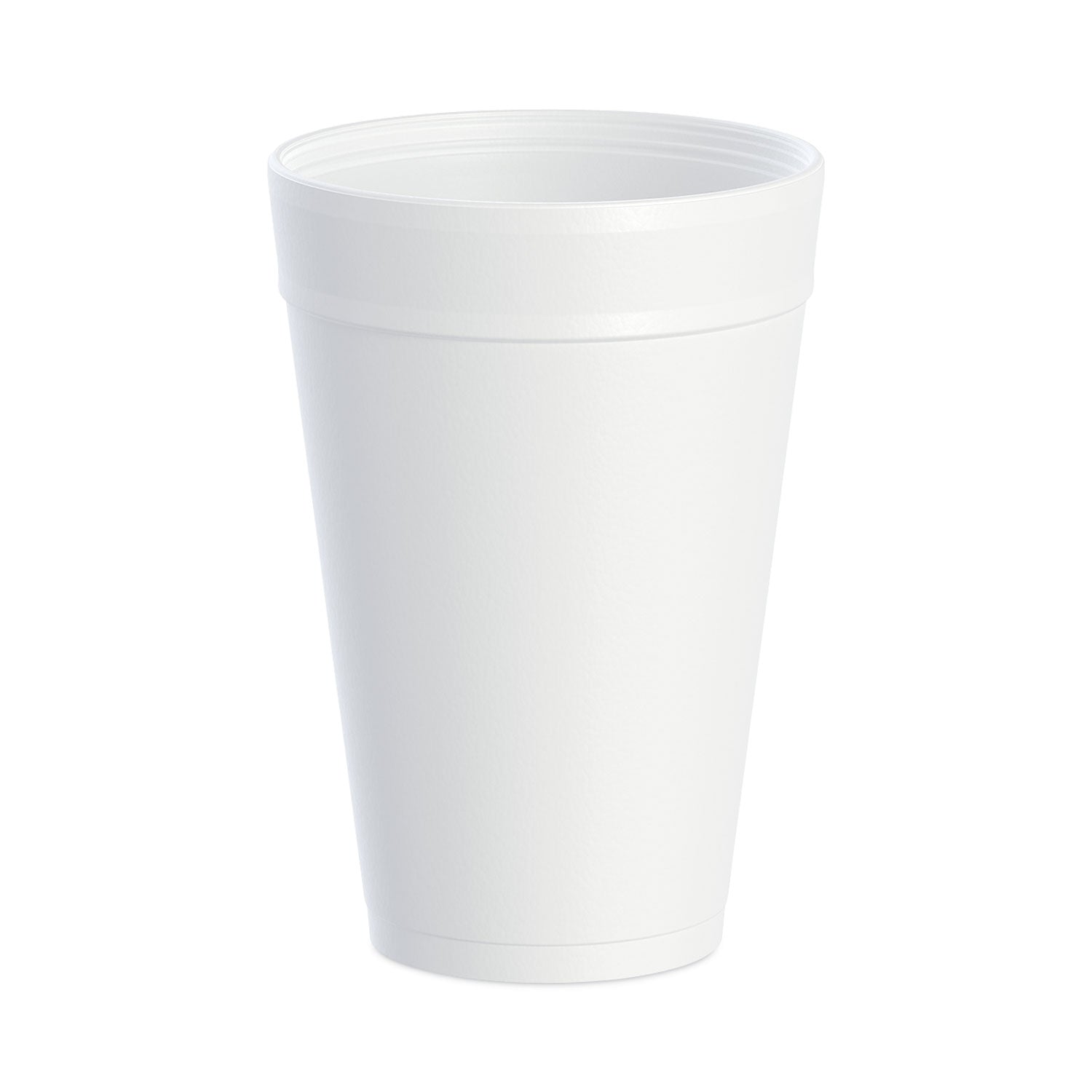 Foam Drink Cups, 32 oz, White, 25/Bag, 20 Bags/Carton - 1