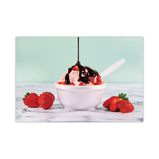 Foam Bowls, 8 oz, White, 50/Pack, 20 Packs/Carton