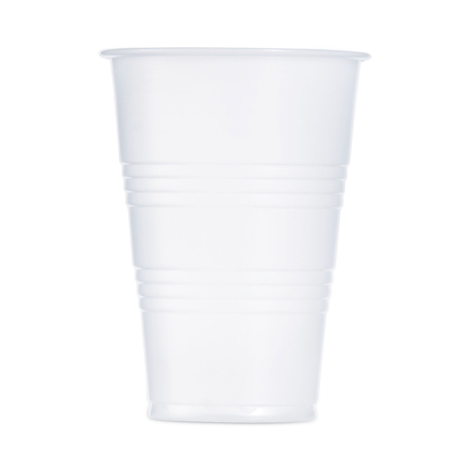 High-Impact Polystyrene Cold Cups, 7 oz, Translucent, 100 Cups/Sleeve, 25 Sleeves/Carton