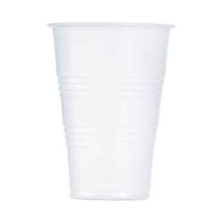 High-Impact Polystyrene Cold Cups, 7 oz, Translucent, 100 Cups/Sleeve, 25 Sleeves/Carton
