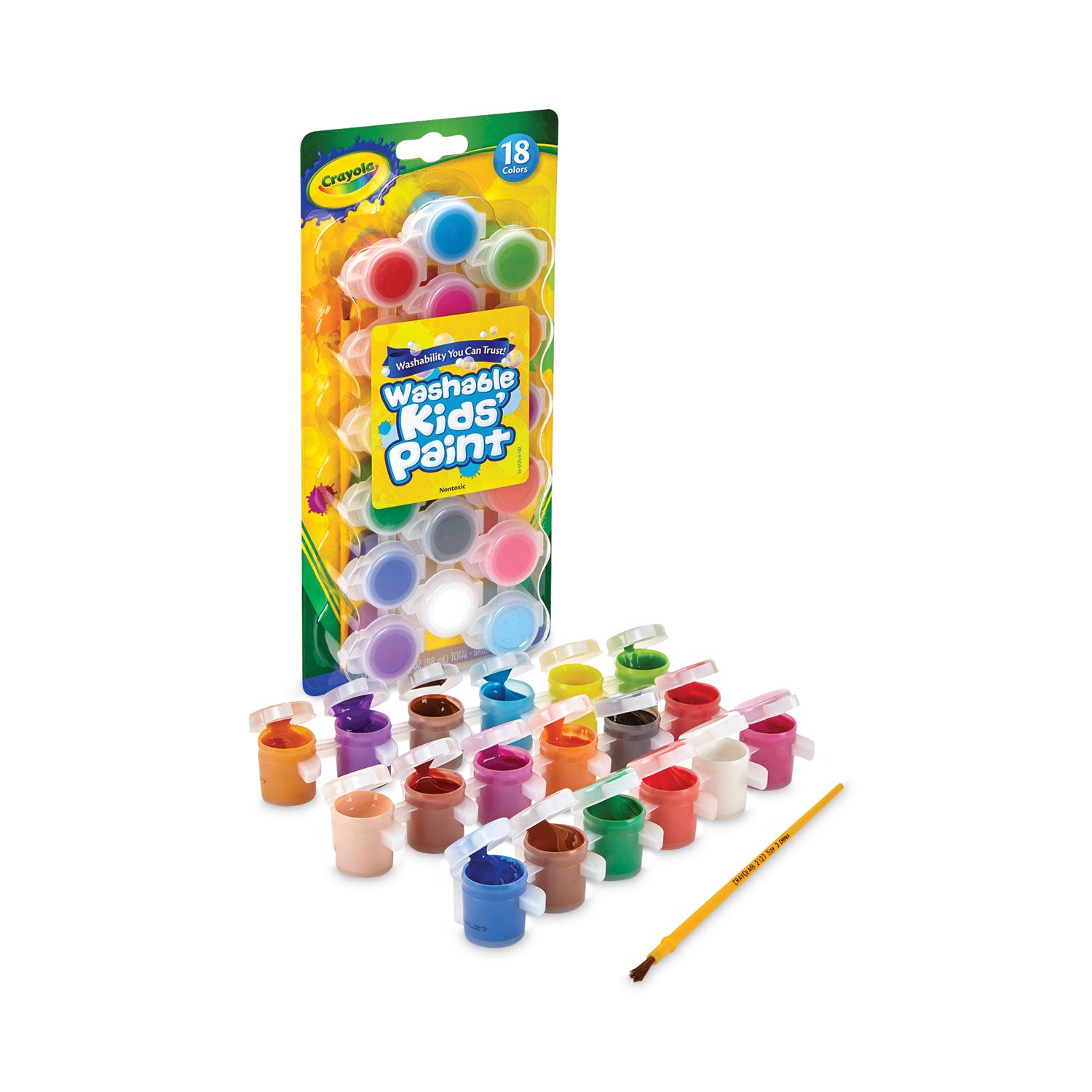 washable-paint-18-assorted-colors-interconnected-3-oz-cups_cyo540125 - 3