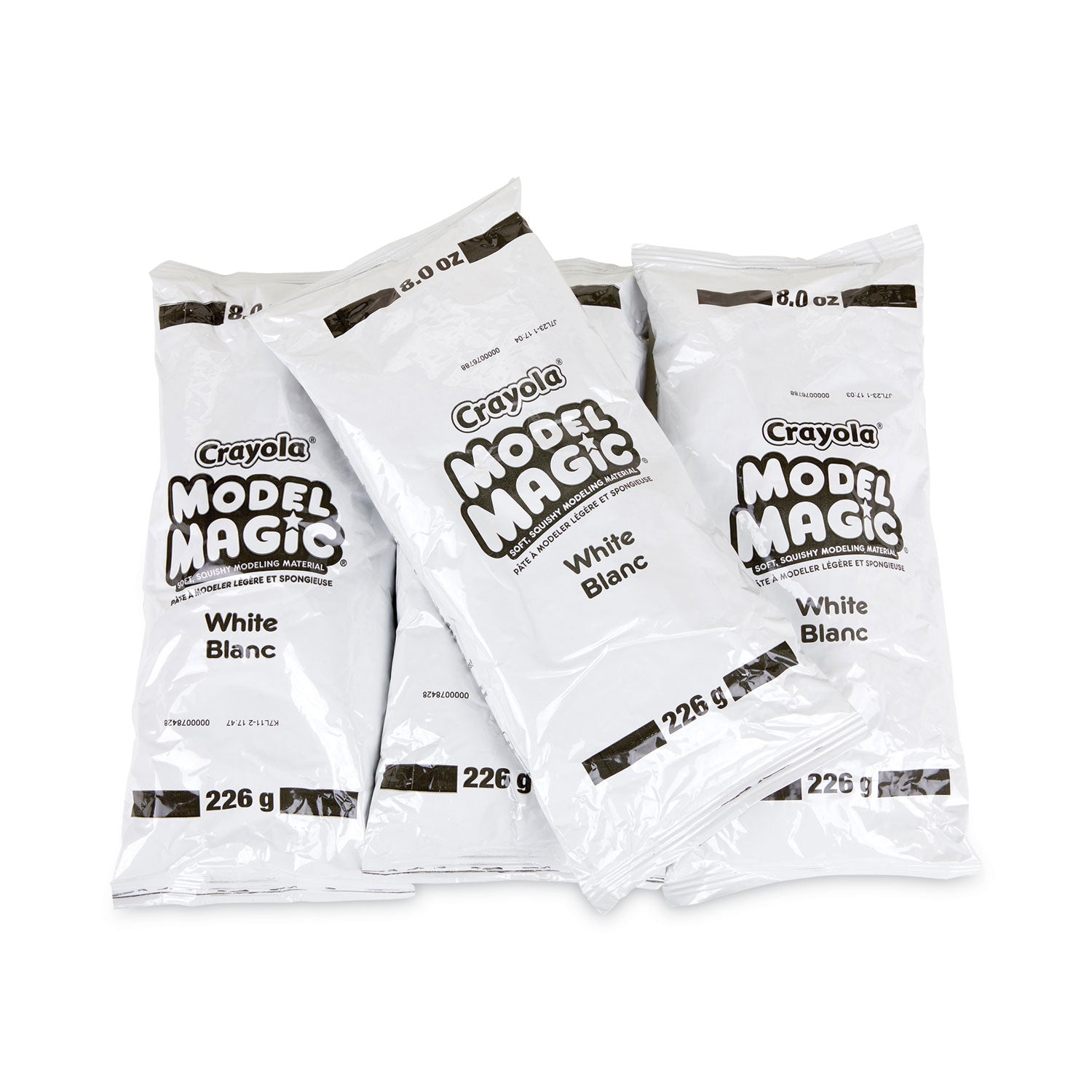 Model Magic Modeling Compound, 8 oz Packs, 4 Packs, White, 2 lbs - 