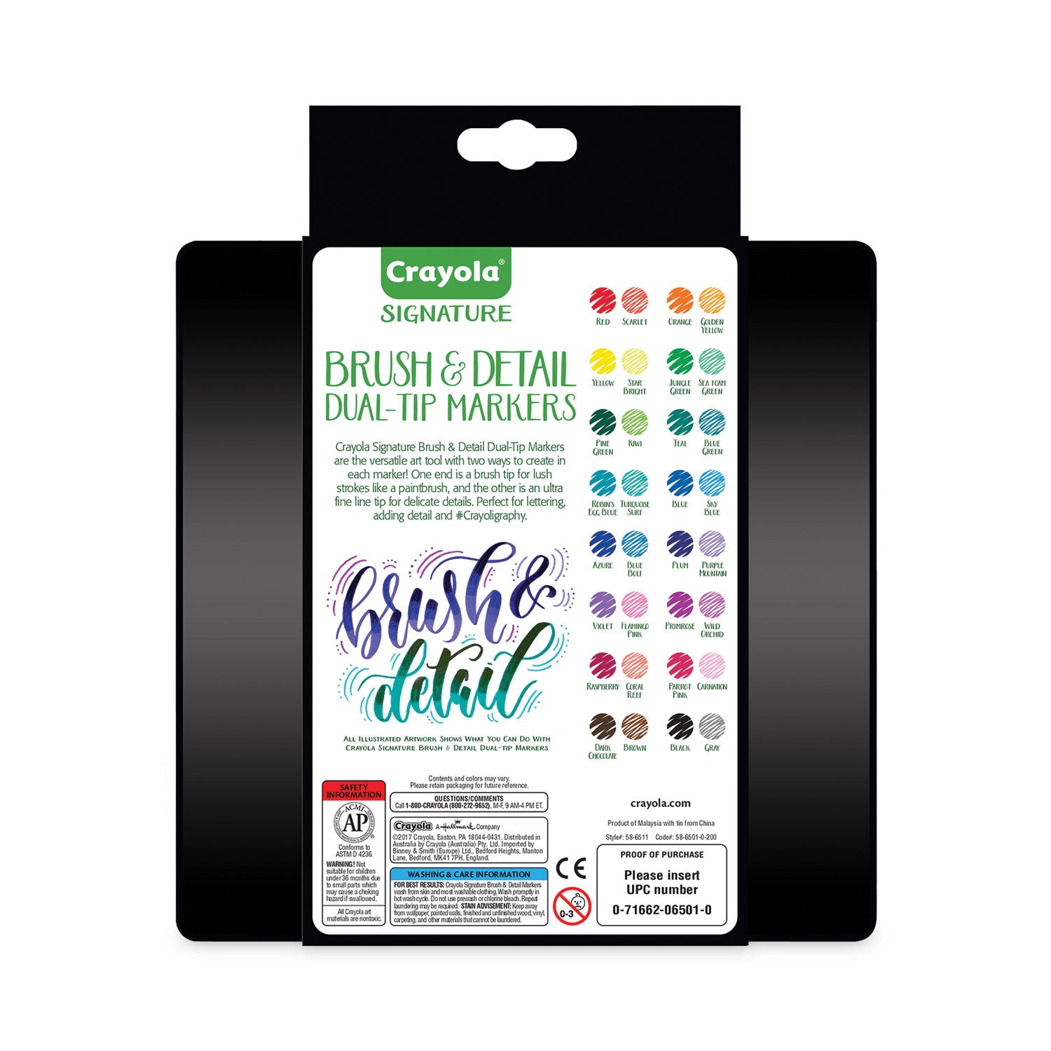 brush-and-detail-dual-ended-markers-extra-fine-brush-bullet-tips-assorted-colors-16-set_cyo586501 - 2