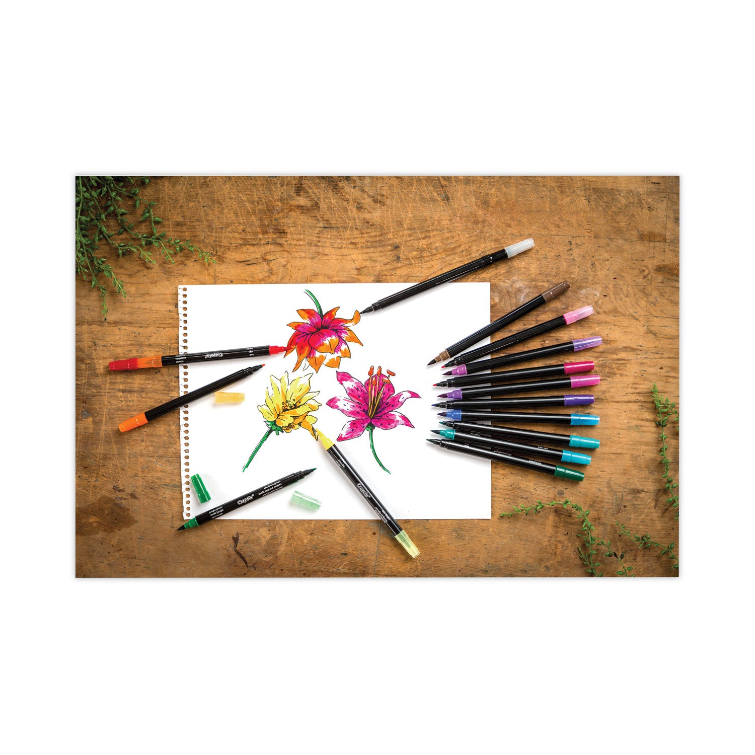 brush-and-detail-dual-ended-markers-extra-fine-brush-bullet-tips-assorted-colors-16-set_cyo586501 - 8