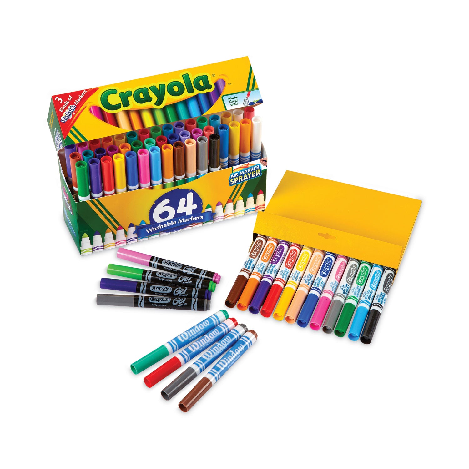 broad-line-washable-markers-broad-bullet-tip-assorted-colors-64-set_cyo588180 - 2