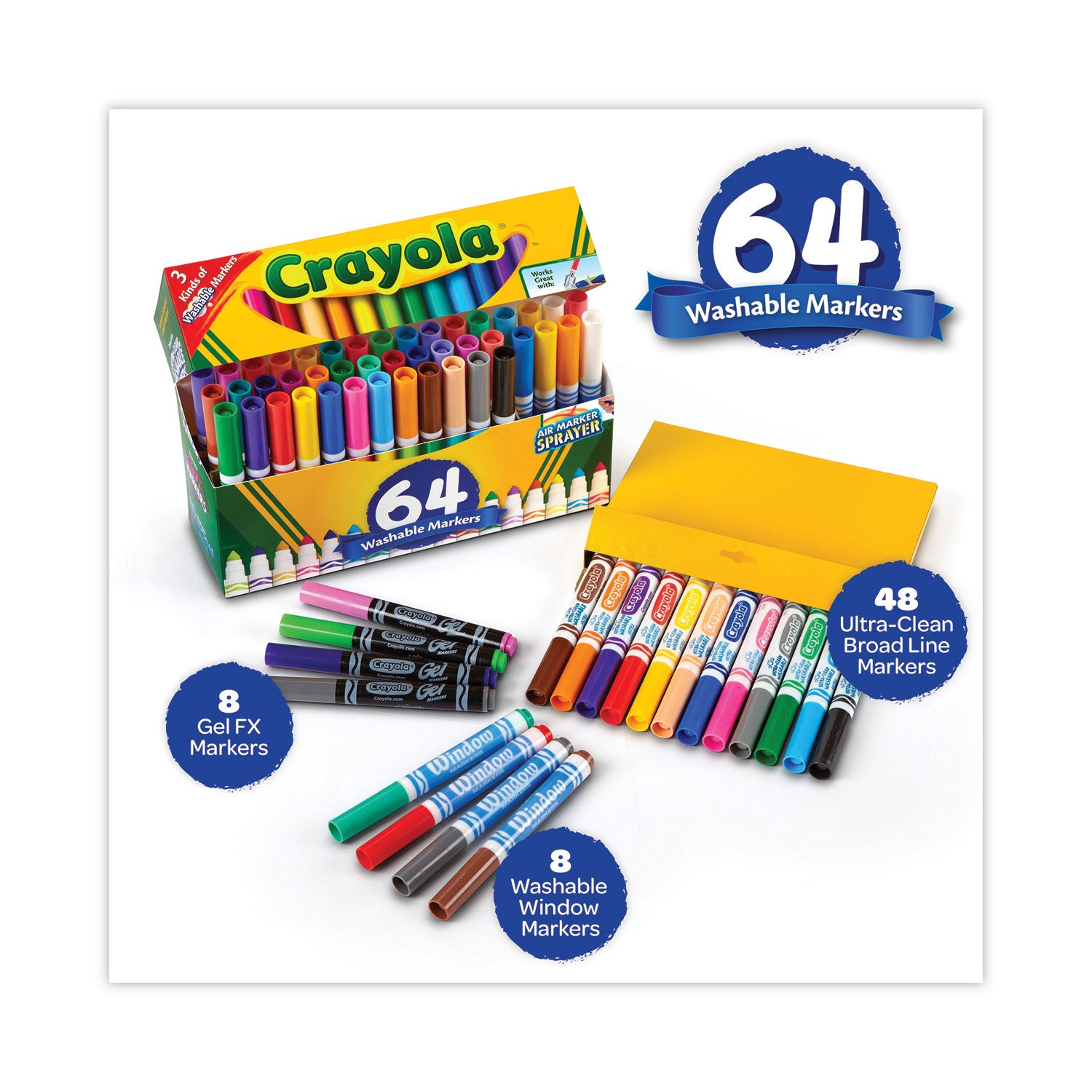 broad-line-washable-markers-broad-bullet-tip-assorted-colors-64-set_cyo588180 - 3
