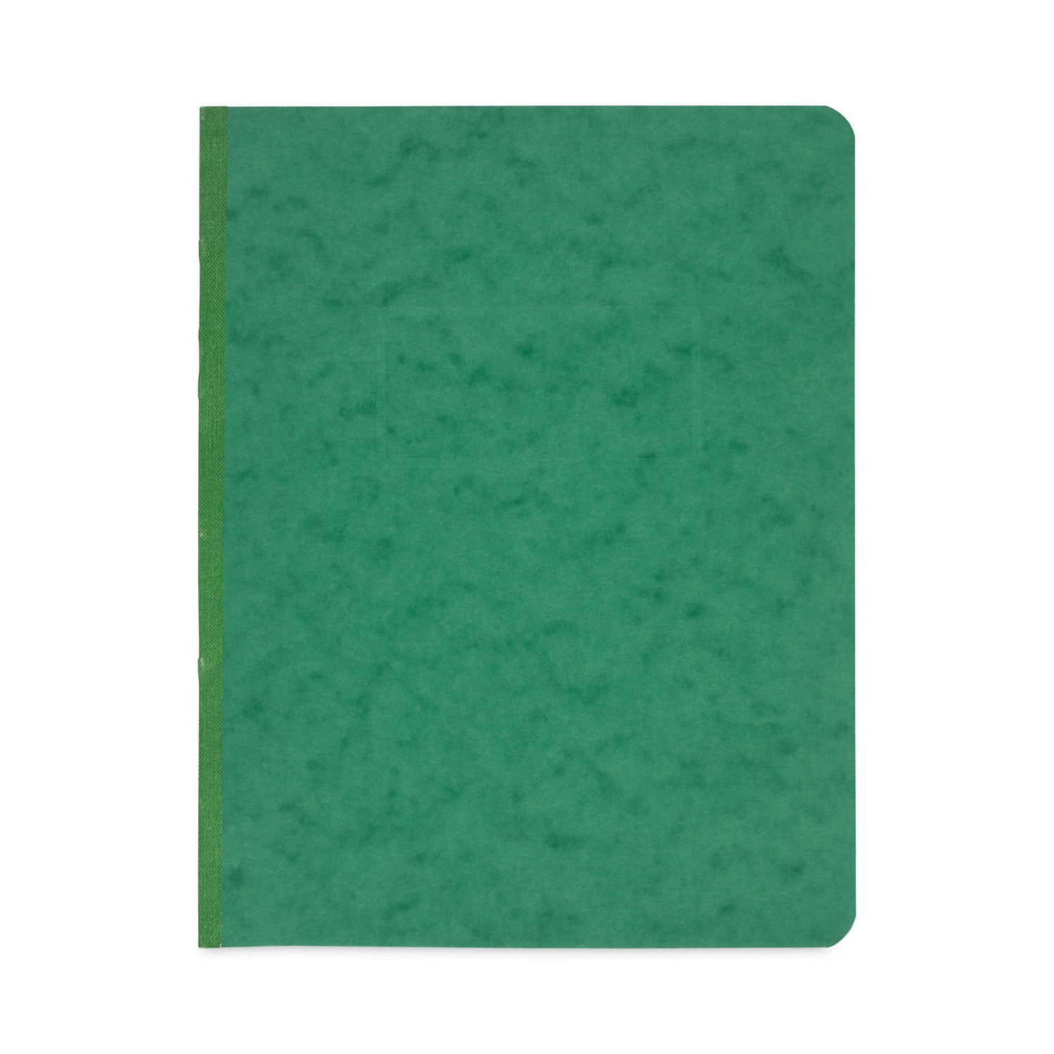 Pressboard Report Cover with Tyvek Reinforced Hinge, Two-Piece Prong Fastener, 3" Capacity, 8.5 x 11, Dark Green/Dark Green - 