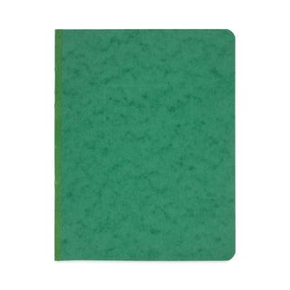 Pressboard Report Cover with Tyvek Reinforced Hinge, Two-Piece Prong Fastener, 3" Capacity, 8.5 x 11, Dark Green/Dark Green - 