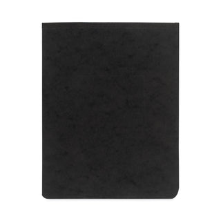 PRESSTEX Report Cover with Tyvek Reinforced Hinge, Top Bound, Two-Piece Prong Fastener, 2" Capacity, 8.5 x 11, Black/Black