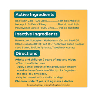 Antibiotic Ointment, 0.03 oz Packet, 144/Box