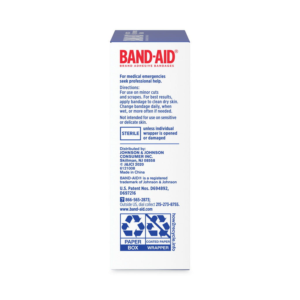 Flexible Fabric Adhesive Tough Strip Bandages, 1 x 4, 20/Box - 