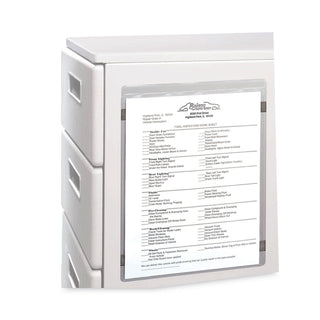 Magnetic Shop Ticket Holders, Super Heavyweight, 15 Sheets, 8.5 x 11, 15/Box - 