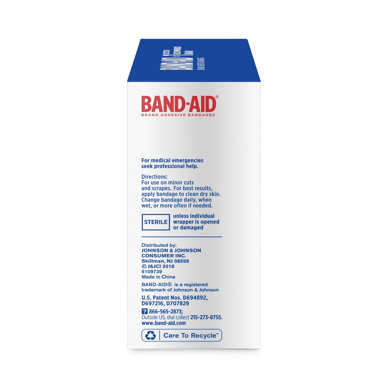 Plastic Adhesive Bandages, 0.75 x 3, 60/Box - 