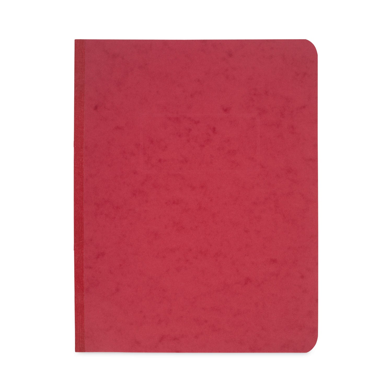 Pressboard Report Cover with Tyvek Reinforced Hinge, Two-Piece Prong Fastener, 3" Capacity, 8.5 x 11, Red/Red - 