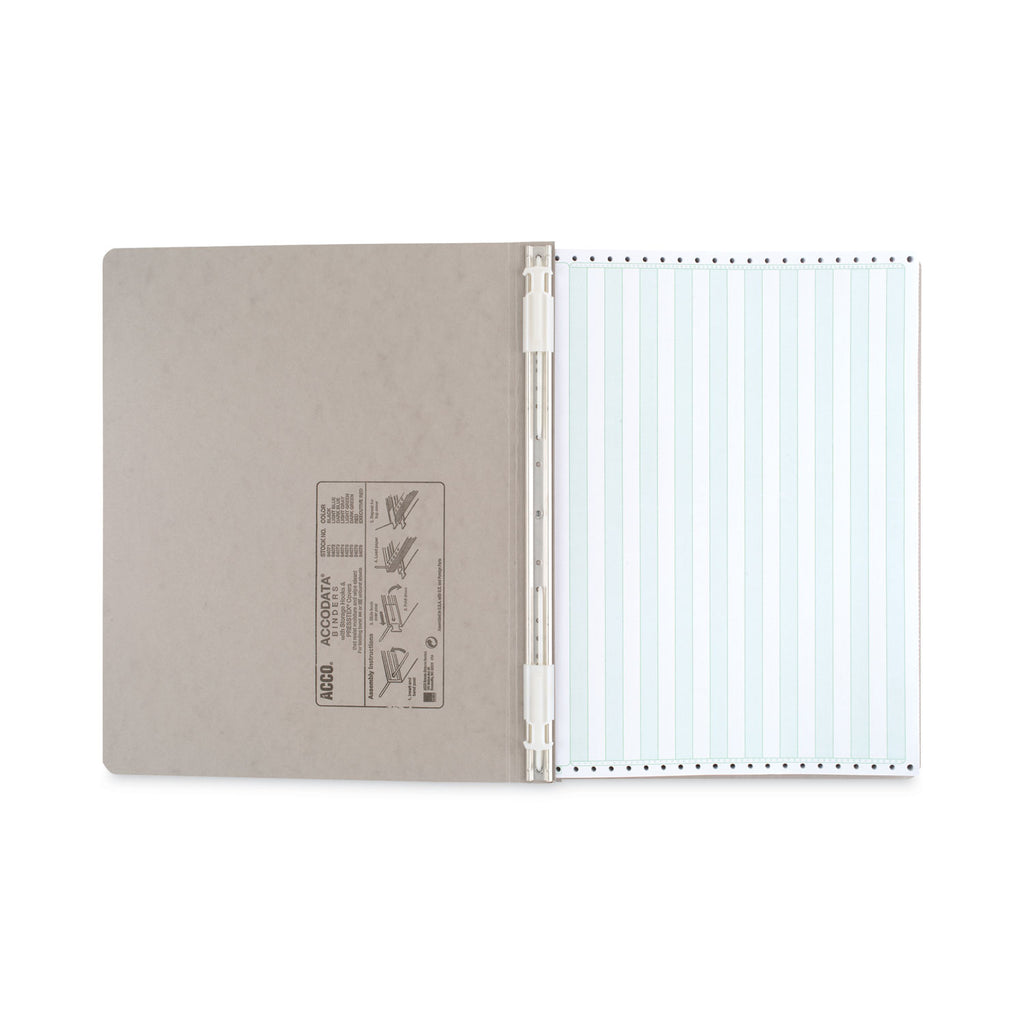 PRESSTEX Covers with Storage Hooks, 2 Posts, 6" Capacity, 14.88 x 11, Light Gray - 