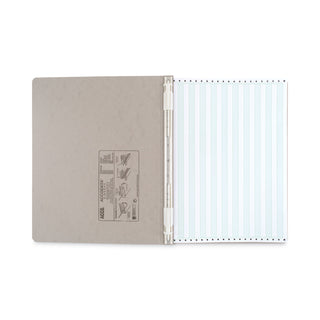 PRESSTEX Covers with Storage Hooks, 2 Posts, 6" Capacity, 14.88 x 11, Light Gray - 