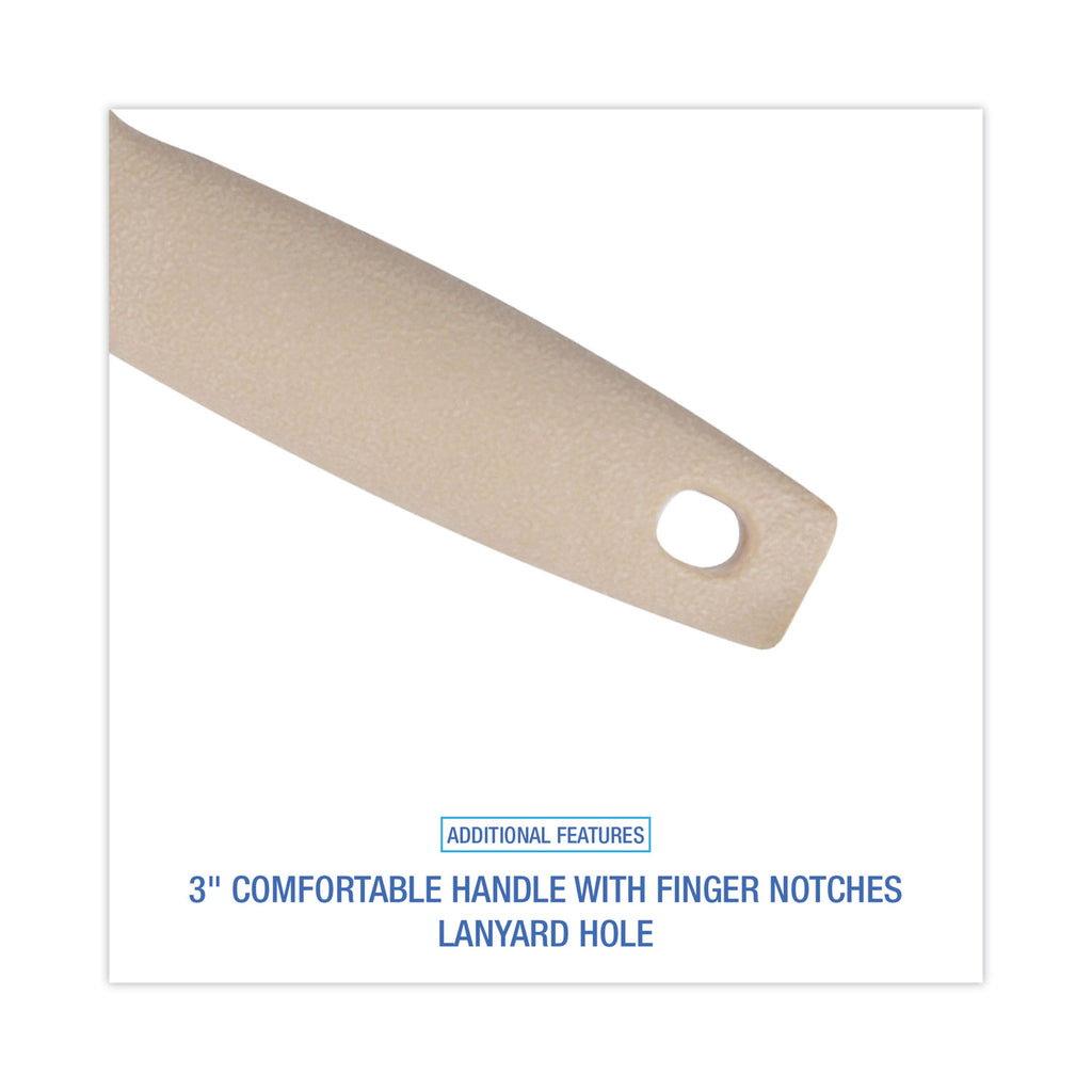 Utility Brush, Cream Tampico Bristles, 5.5" Brush, 3" Tan Plastic Handle