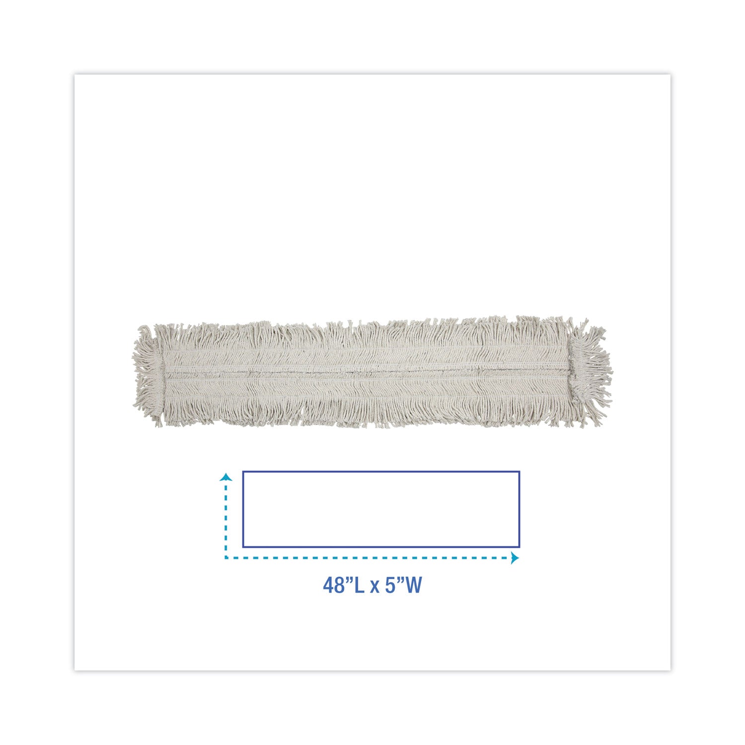 mop-head-dust-disposable-cotton-synthetic-fibers-48-x-5-white_bwk1648 - 2