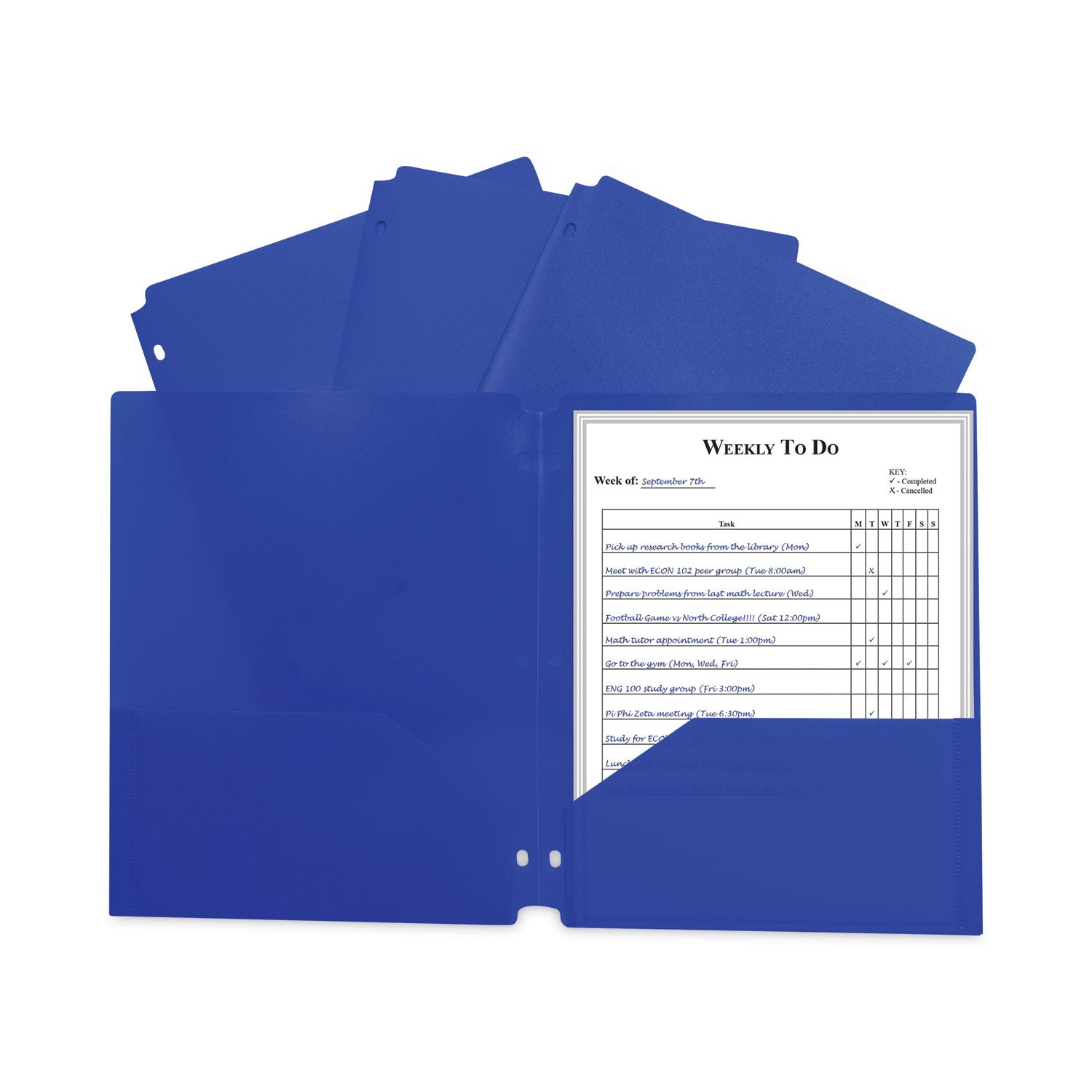 two-pocket-heavyweight-poly-portfolio-folder-3-hole-punch-11-x-85-blue-25-box_cli33935bx - 1