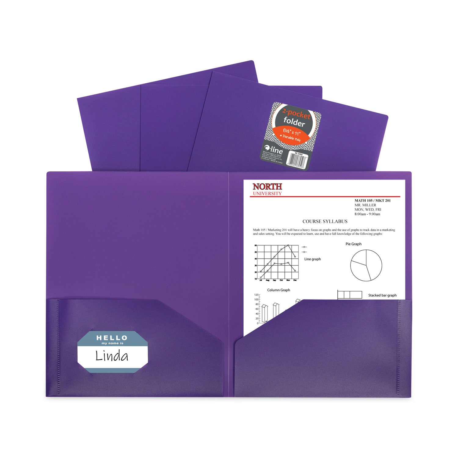 two-pocket-heavyweight-poly-portfolio-folder-11-x-85-purple-25-box_cli33959bx - 4