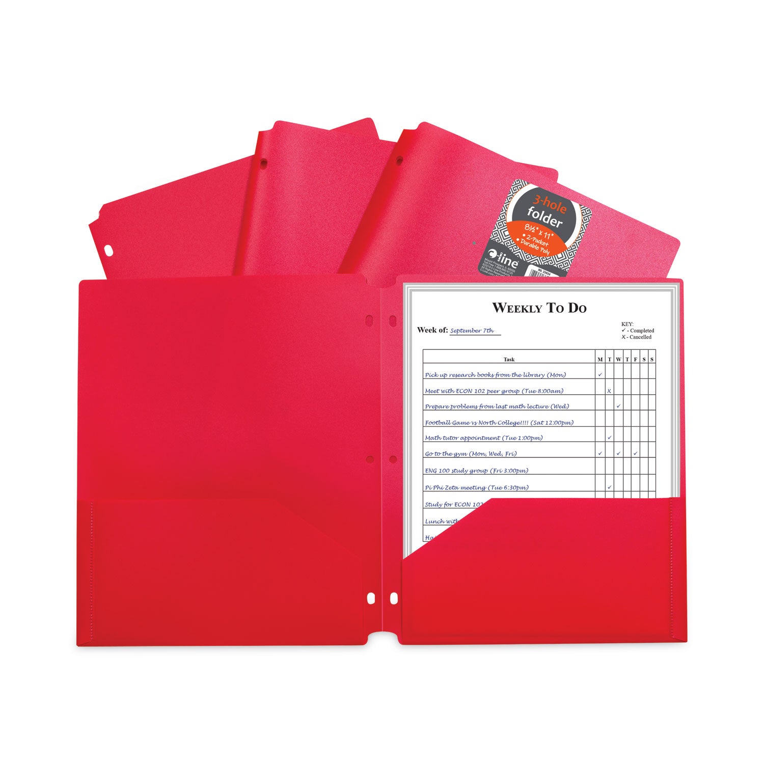 two-pocket-heavyweight-poly-portfolio-folder-3-hole-punch-11-x-85-red-25-box_cli33934bx - 2