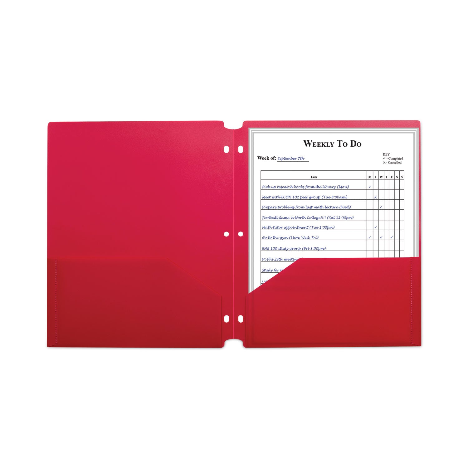 two-pocket-heavyweight-poly-portfolio-folder-3-hole-punch-11-x-85-red-25-box_cli33934bx - 5