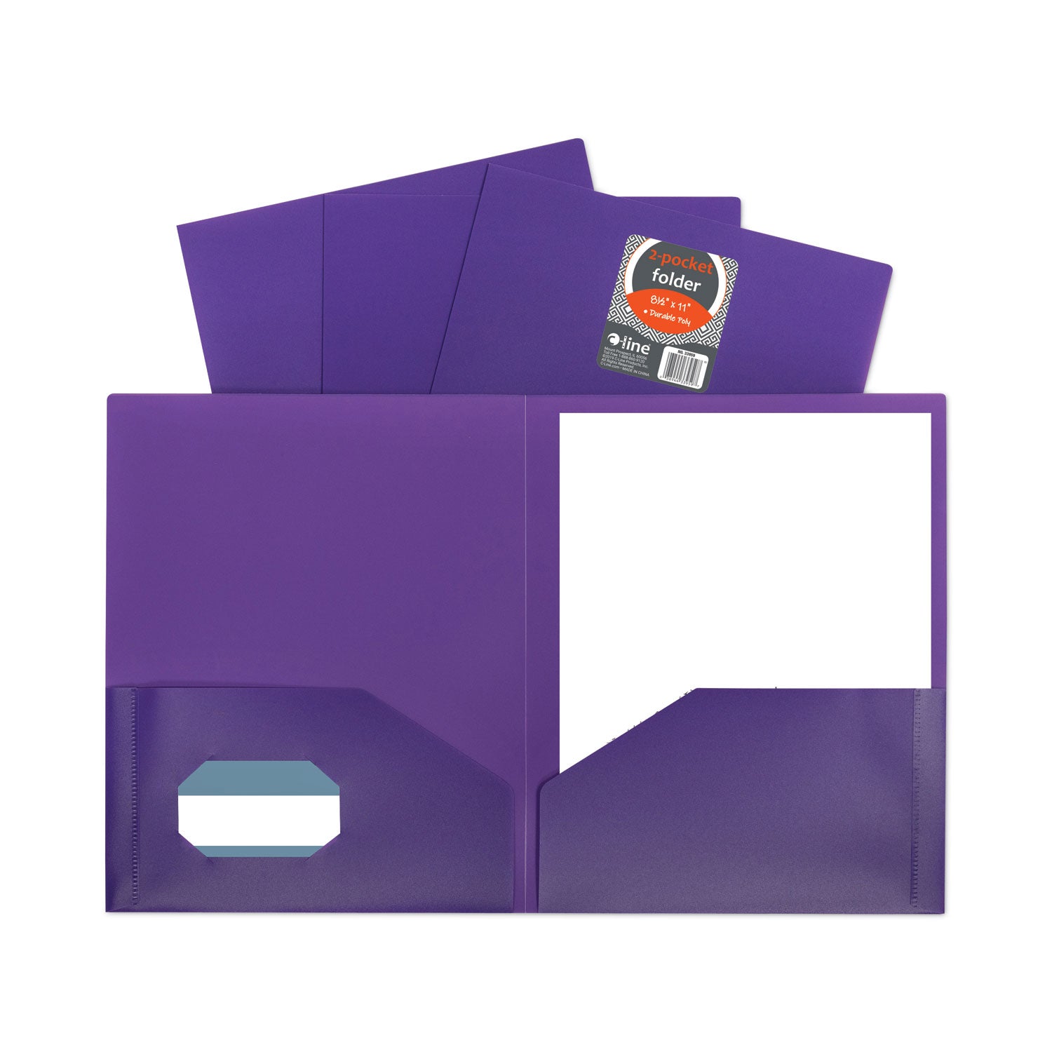 two-pocket-heavyweight-poly-portfolio-folder-11-x-85-purple-25-box_cli33959bx - 1