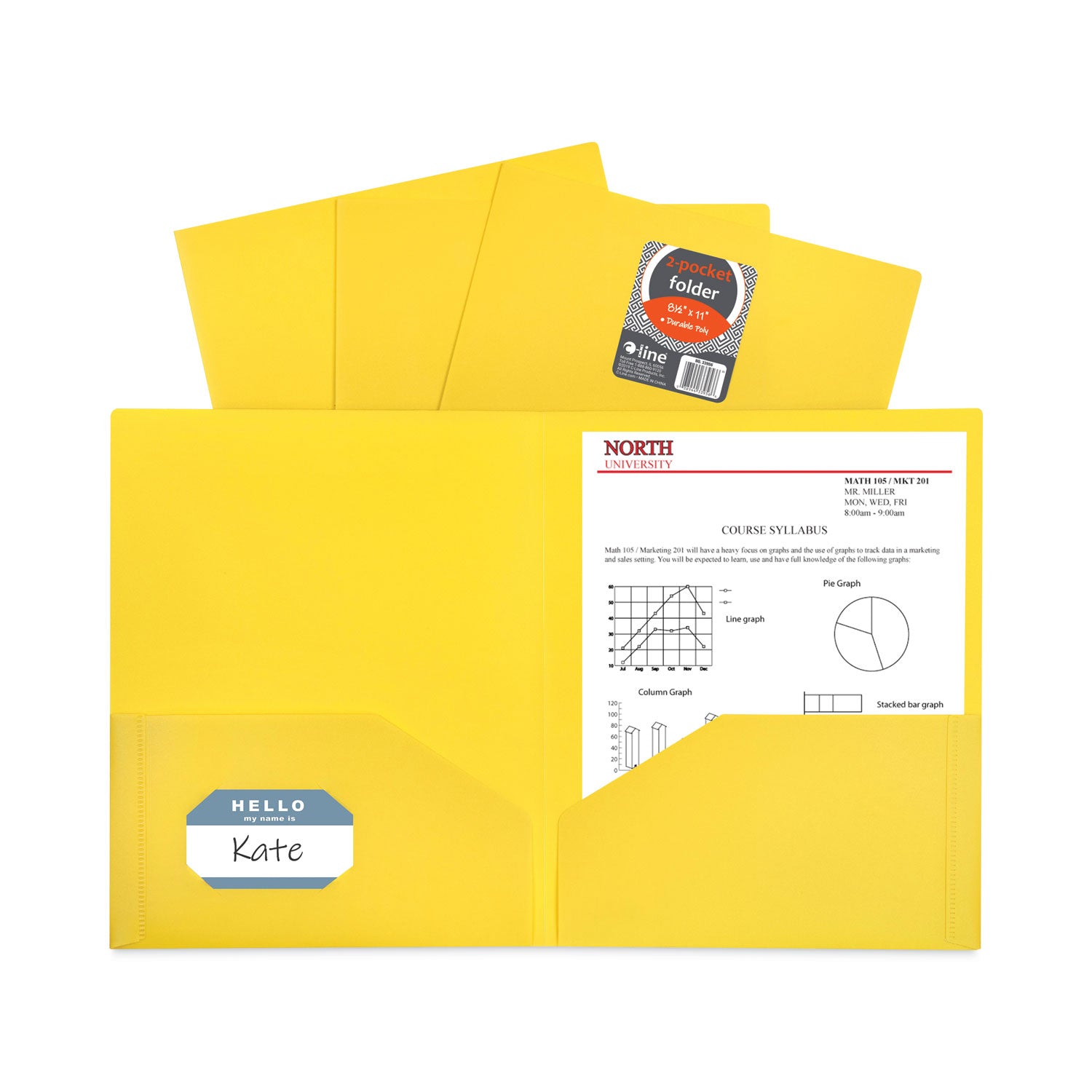 two-pocket-heavyweight-poly-portfolio-folder-11-x-85-yellow-25-box_cli33956bx - 2
