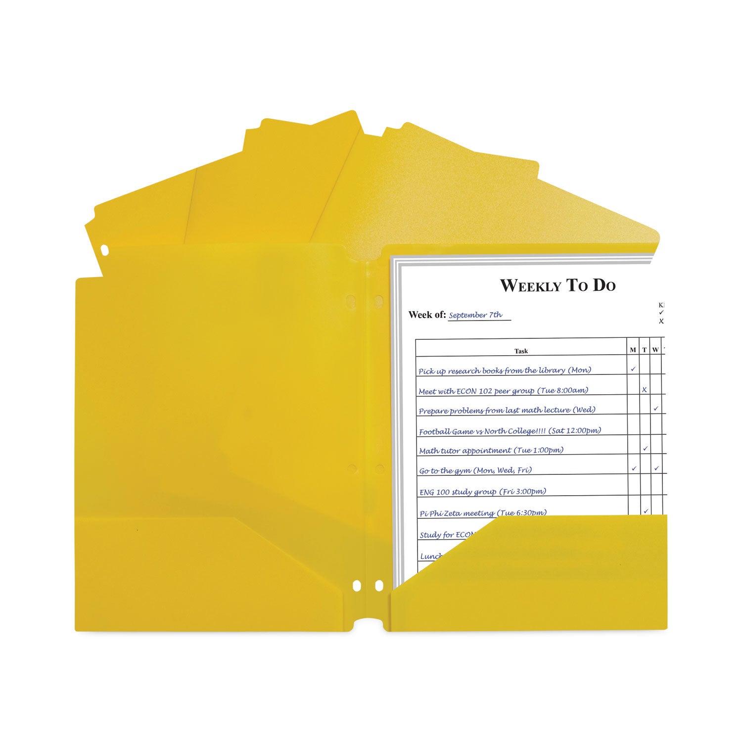 two-pocket-heavyweight-poly-portfolio-folder-3-hole-punch-11-x-85-yellow-25-box_cli33936bx - 1